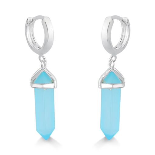 ARGOLA PALITO AGATA AZUL