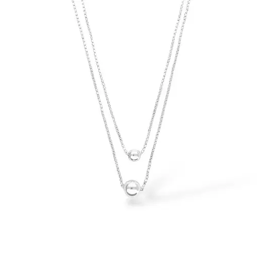 COLAR DUPLO BOLINHAS