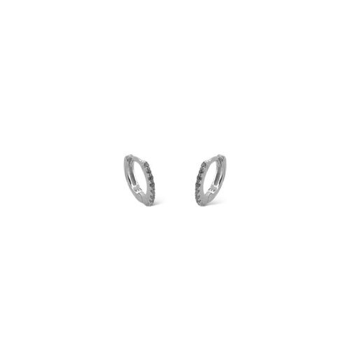ARGOLA CLICK 11MM CRAVEJADA BARRAS ZIRCÔNIA