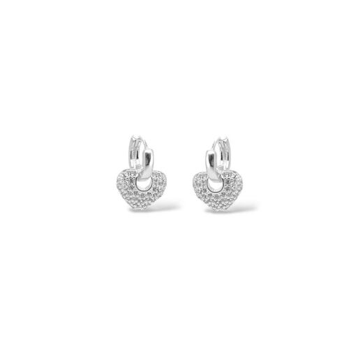ARGOLA CLICK COM PINGENTE DE CORAÇÃO