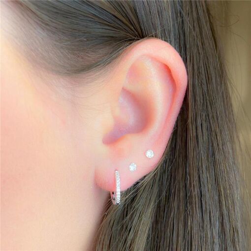 ARGOLA CLICK FINA 13MM ZIRCONIA