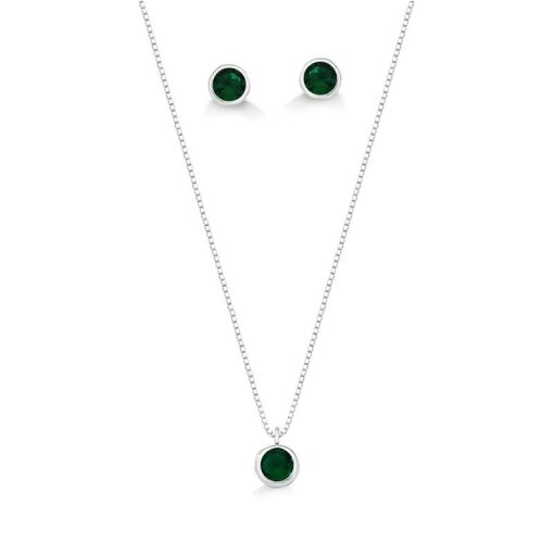 CONJUNTO EMBUTIDO REDONDO VERDE