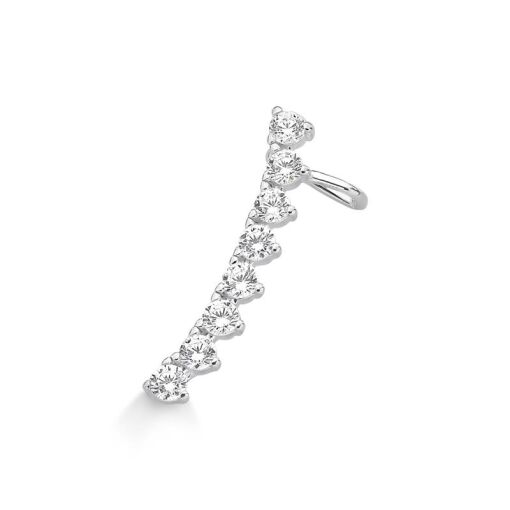 BRINCO EAR CUFF PONTINHOS ZIRCONIA