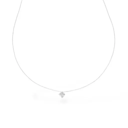 COLAR LOSANGO ZIRCÔNIA