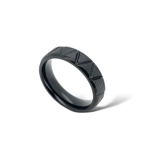 ANEL AÇO INOX TRABALHO PRETO