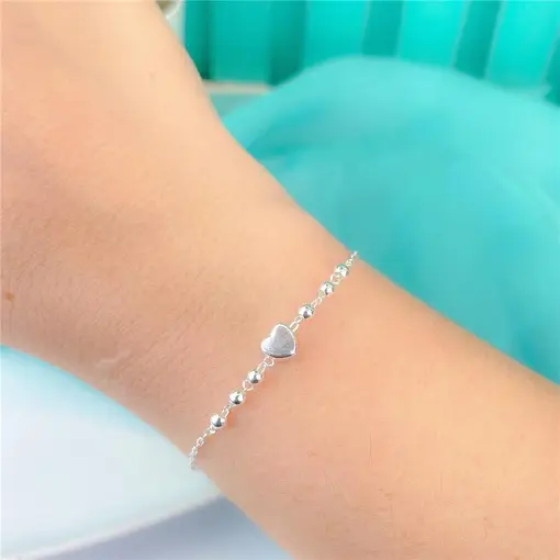 PULSEIRA CORAÇÃO COM BOLINHAS