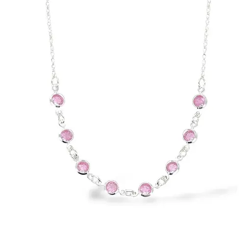 CHOKER CIRCULOS ROSA