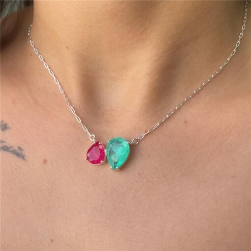 CHOKER GOTAS PEDRA FUSION