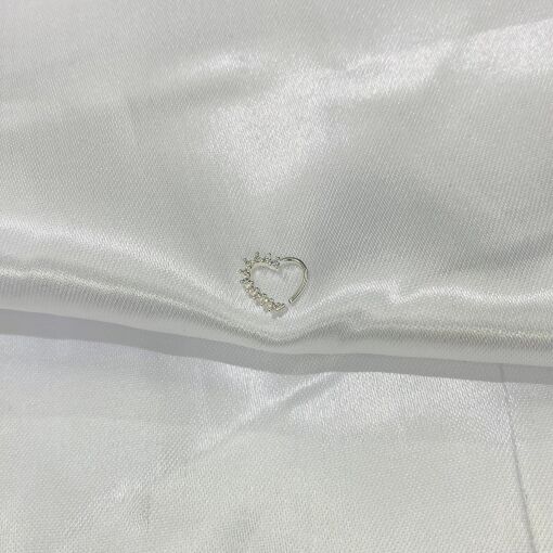 PIERCING CORAÇÃO C/ ZIRCONIA PRATA