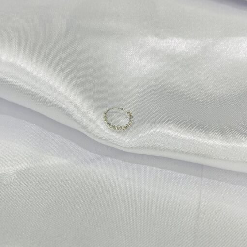 PIERCING ARGOLA C/ ZIRCONIA PRATA
