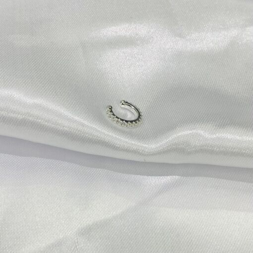 PIERCING ARGOLA FAKE C/ ZIRCONIA PRATA