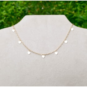COLAR CHOCKER CORAÇÃO 35CM