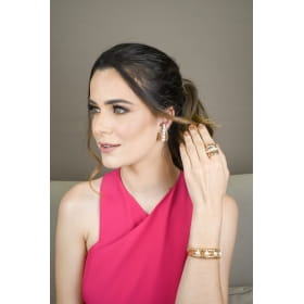 PULSEIRA BRACELETE COM PEROLAS NATURAIS