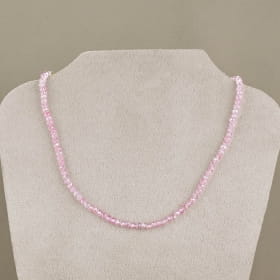 COLAR COM CRISTAIS DE ACRÍLICO COLORIDO 45CM