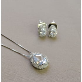 CONJUNTO GOTA CRAVEJADO COM ZIRCÔNIAS