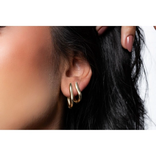 BRINCO ARGOLA ACHATADA