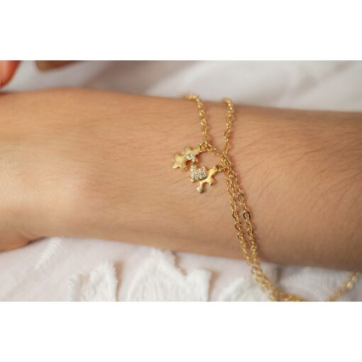 CONJUNTO PULSEIRAS COM QUEBRA-CABEÇA