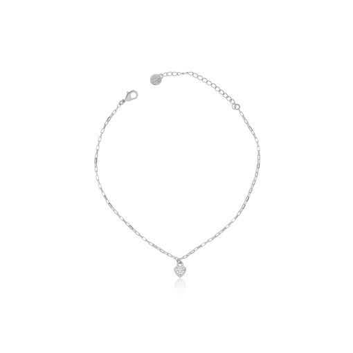 TORNOZELEIRA COM CORAÇÃO