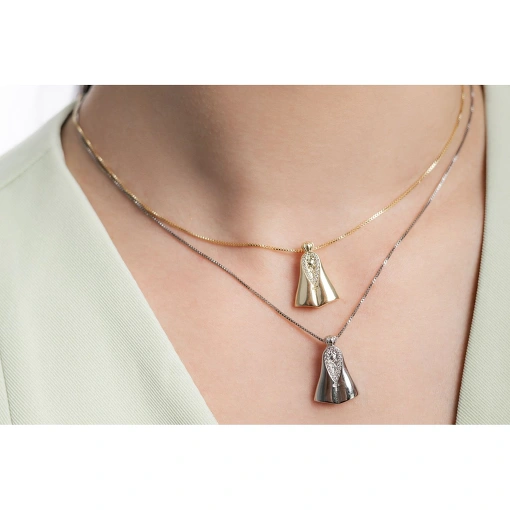 GARGANTILHA COM NOSSA SENHORA APARECIDA