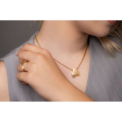 CHOKER COM CORAÇÃO COM ZIRCÔNIAS