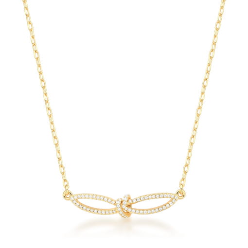 CHOKER COM PINGENTE DUAS VOLTAS E NÓ BRANCO BANHADA A OURO