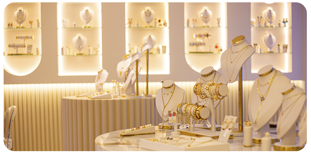 Importância da iluminação na exposição de joias
