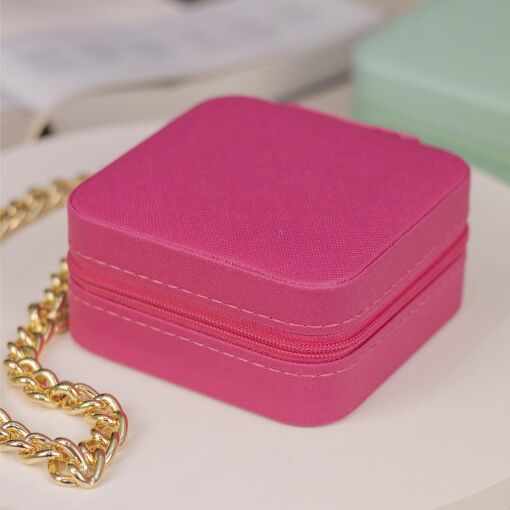ESTOJO PORTA JOIAS EXCLUSIVE PINK M