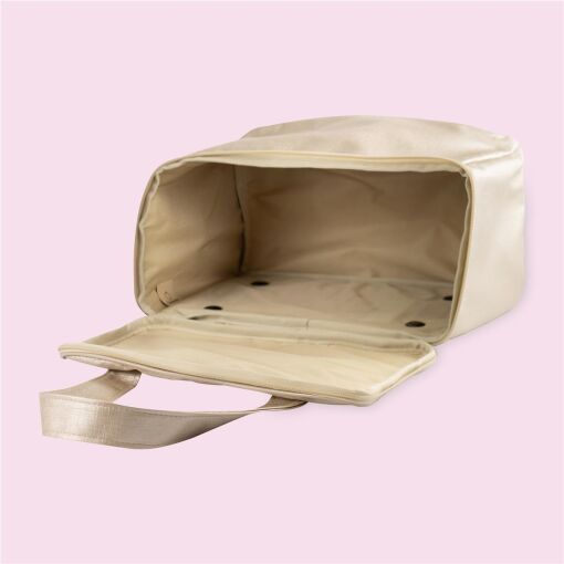 BOLSA REVENDEDORA 5 BANDEJAS 21X29CM LINHO CHAMPAGNE AVULSA