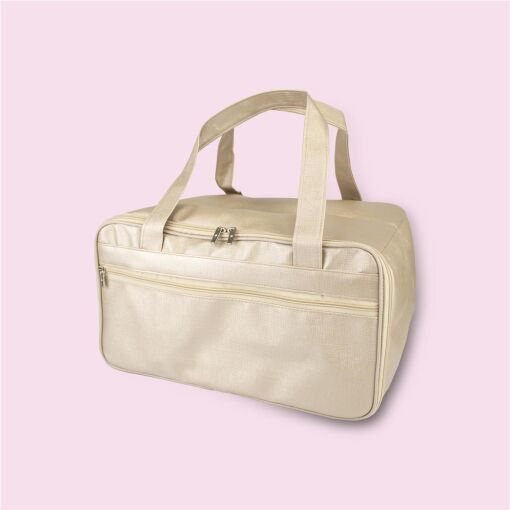 BOLSA MASTER SEM BANDEJAS CORINO LINHO CHAMPAGNE