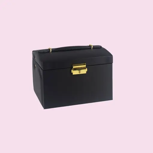 PORTA JOIAS EXCLUSIVE TRIPLO PRETO