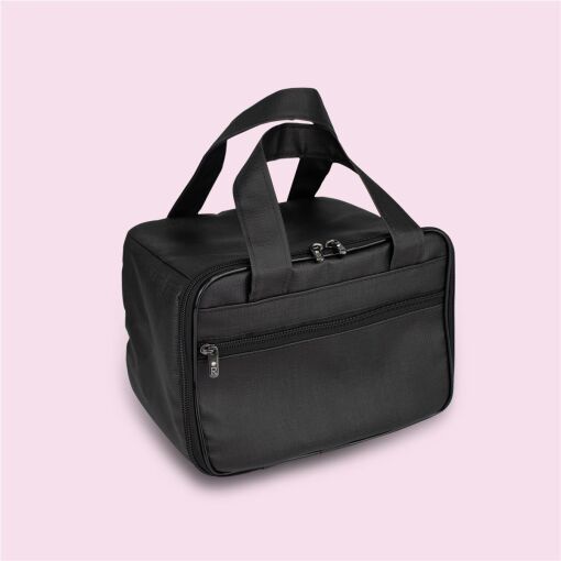 BOLSA REVENDEDORA 5 BANDEJAS 16X23CM LINHO PRETO