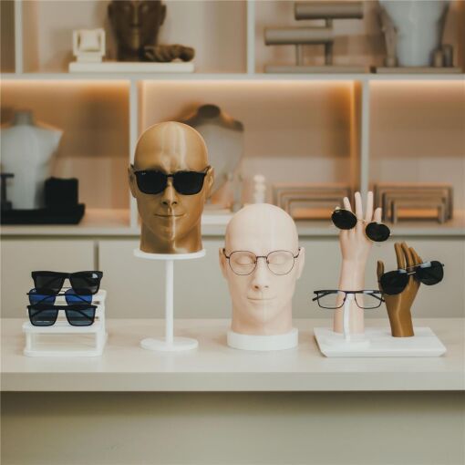 KIT EXPOSITOR ÓTICA SKIN + LAQUEADO 09 PEÇAS