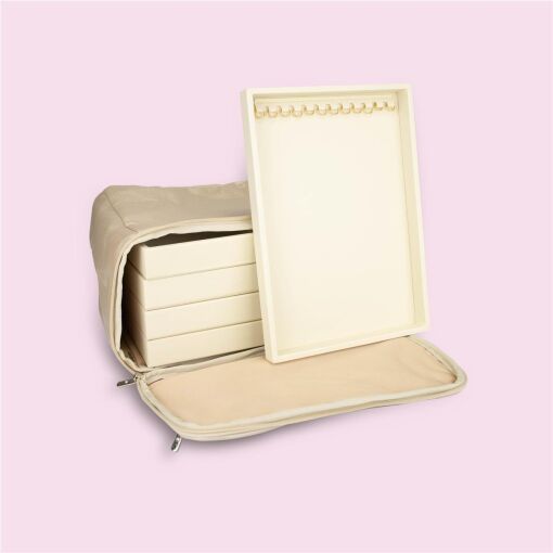 BOLSA REVENDEDORA 5 BANDEJAS 21X29CM CHAMPAGNE