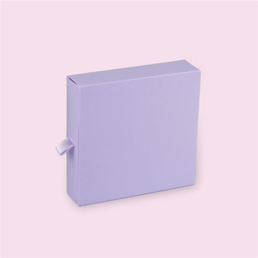 CAIXA PARA JOIAS CONJUNTO 10X10 GAVETA COM 10 UNIDADES LAVANDA