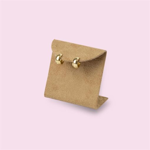 EXPOSITOR PARA ARGOLAS SUEDE CAMEL