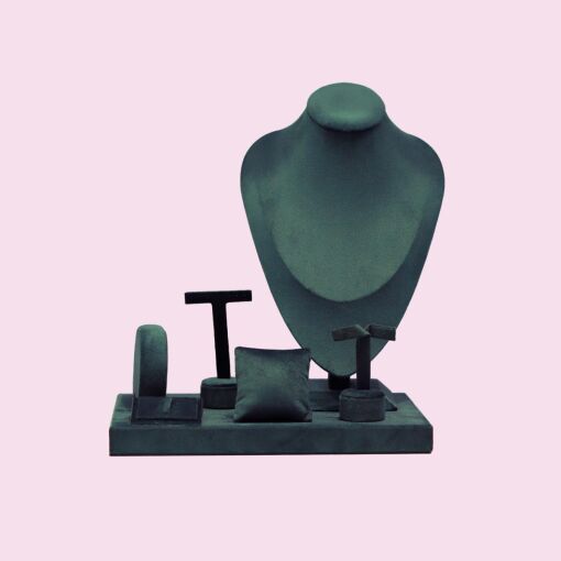 KIT EXPOSITOR COLORS VERDE 7  PEÇAS