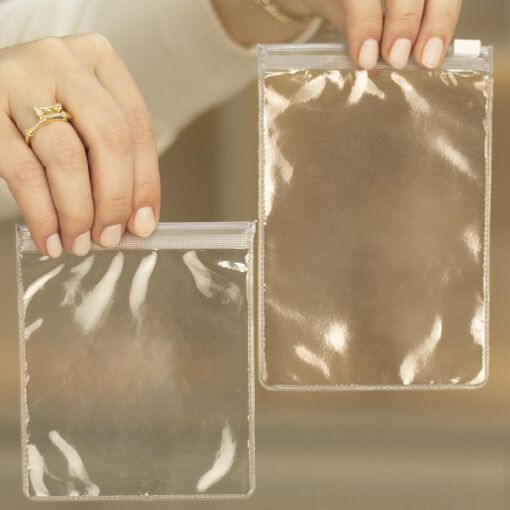 EMBALAGEM LISA PVC 10X15 ZIPLOCK BAG 10 UNIDADES