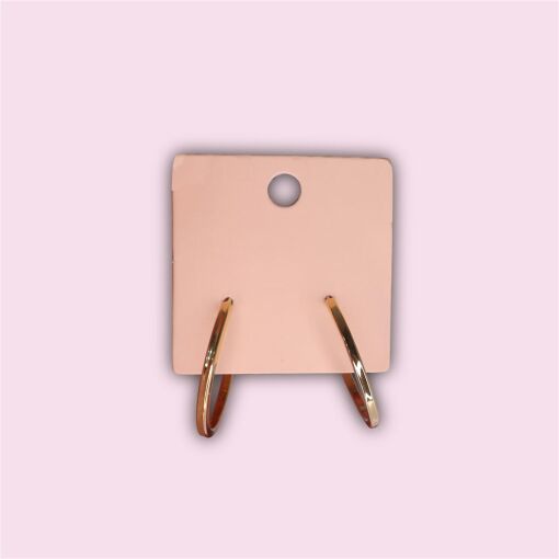 CARTELA PARA PAR DE BRINCOS 4X4CM SALMÃO 100 UNID