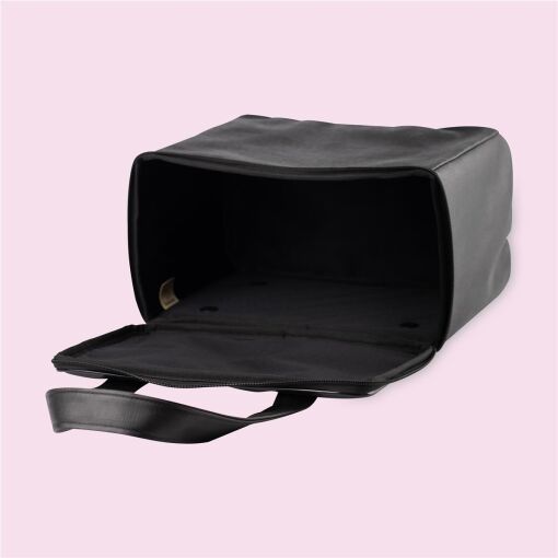 BOLSA REVENDEDORA 5 BANDEJAS 21X29CM LINHO PRETO AVULSA