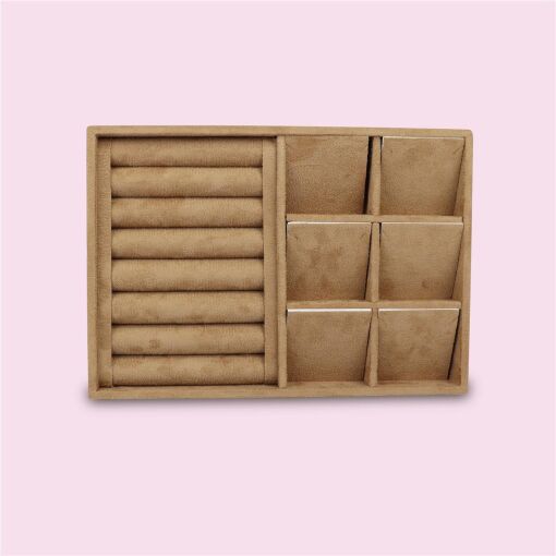 BANDEJA PARA ANEL E CONJUNTOS CAMEL 21X29CM