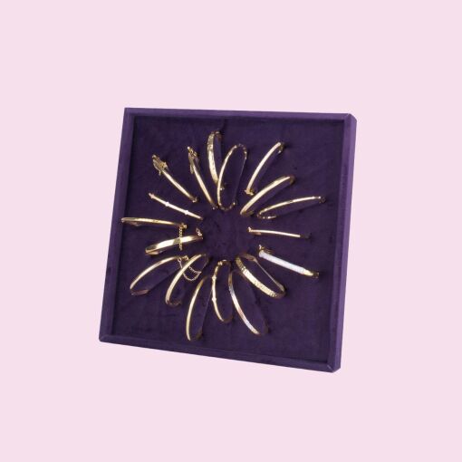 BANDEJA PARA BRACELETES 25X25CM COLORS VIOLETA