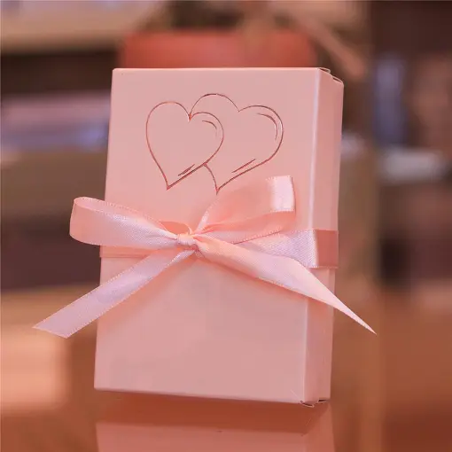 CAIXA PARA JOIAS CONJUNTO 08X12CM COM LOGO AMOR COM 10 UNIDADES