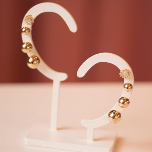 BRINCO ORELHA DUPLO PÉROLA