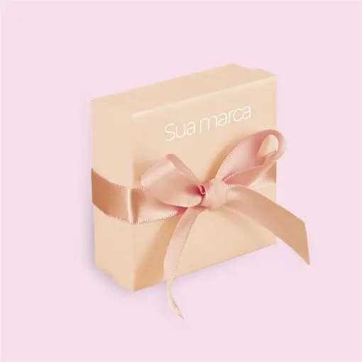 CAIXA PERSONALIZADA EASY 08X08CM COM FITA COM 50 UNIDADES