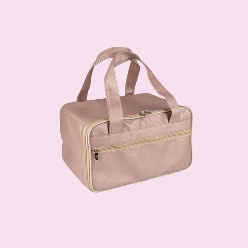 BOLSA REVENDEDORA 5 BANDEJAS 21X29CM LINHO ROSÉ AVULSA