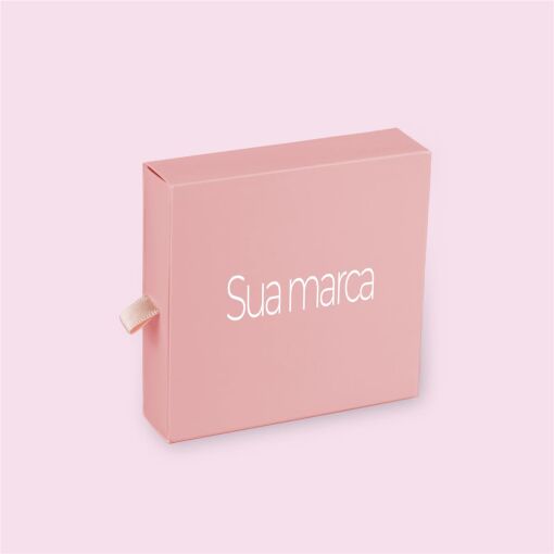 CAIXA PERSONALIZADA 10X10CM VALOR UNITÁRIO P/ 500 UN