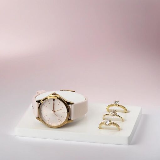 EXPOSITOR LAQUEADO PARA PULSEIRA E ANEL ÂMBAR