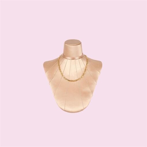 EXPOSITOR BUSTO HORIZONTAL VICENZA ROSÉ DRAPEADO