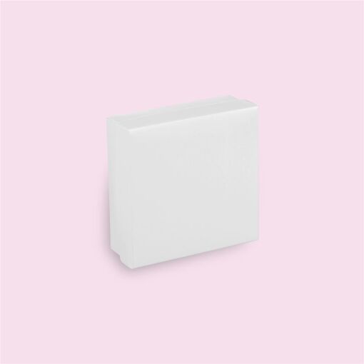 CAIXA PARA JOIAS ANEL 05X05CM COM 10 UNIDADES BRANCO