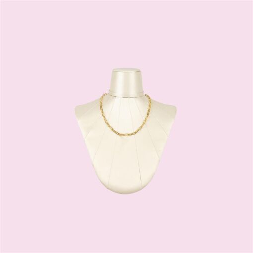 EXPOSITOR BUSTO HORIZONTAL VICENZA PÉROLA DRAPEADO